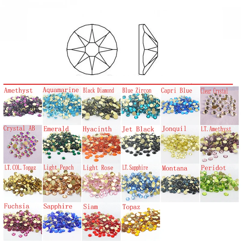 Прозрачный клей для дизайна ногтей похож на SWA Crystal Rhinestone 20 шт./лот ss16 ss20 | Дом и сад