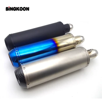 

The Newest 51mm Inlet Universal motorcycle exhaust Pipe scape moto silencieux FOR suzuki sv gsx s1000 yamaha r15 v2 xmax 400