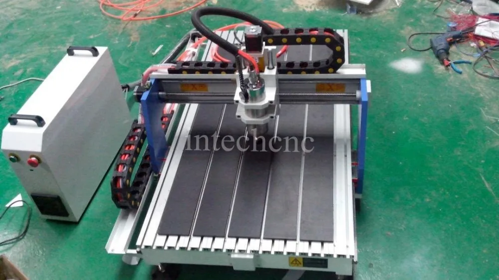 Высокоэффективный 4 осевой фрезерный станок ЧПУ LFG6090 Intechcnc алюминиевый cnc