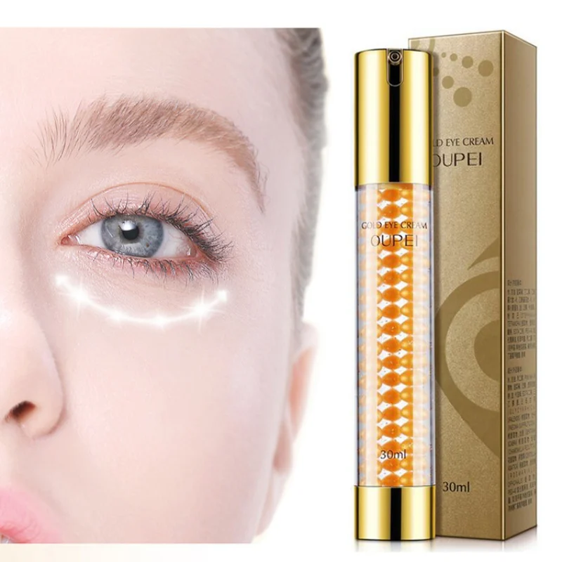 

Gold Eye Cream Collagen Hydra Moisturizing Eye Gel Remove Eye Bag Anti Puffiness Dark Circles Remove Anti Wrinkles Care New