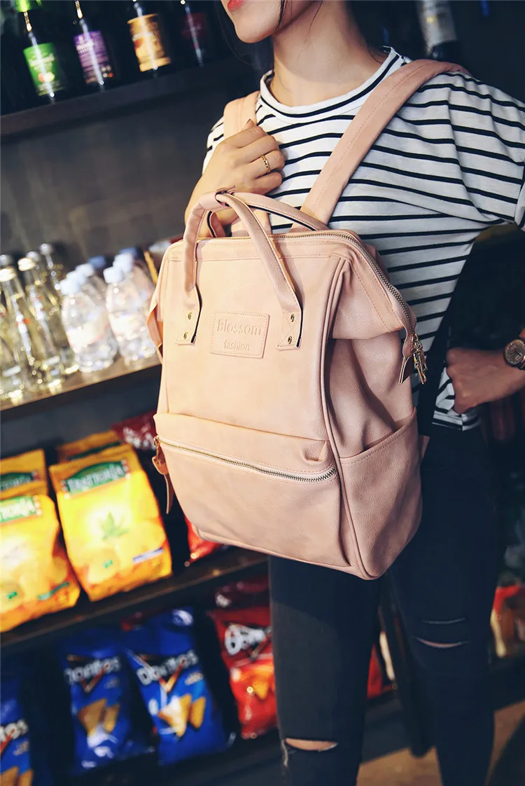 Fashion Mummy Diaper Bag Backpack Leather Waterproof Maternity Nappy Bag Large Capacity Travel Mother Handbag For Mom Baby Care (3)