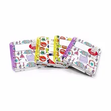 1 pcs Notepad cute coil with stickers patterns lovely notebook paper stationery school supplies personal diary