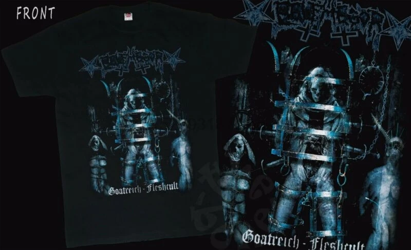 Belphegor Goatreich Fleshcult Austrian Metal Ban T Shirt