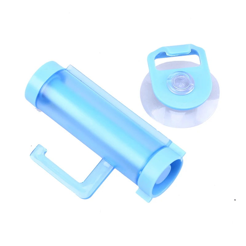 WHISM Plastic Rolling Squeezer Toothpaste Dispenser Tube Partner Sucker Hanging Holder Home Bathroom Accessories