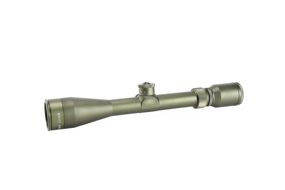 

SPINA OPTICS High Quality EB 2.8-9X40 QZ AO RifleScope Shockproof Waterproof Pea Green