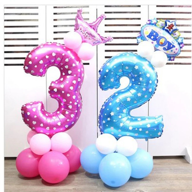 Globos de helio de 32 pulgadas, Globos de aluminio, Globos de helio, Globos de fiesta de cumpleaños, Globos de aire, Globos infantiles, Globos
