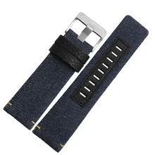 EACHE 26 мм высокое качество холщовый ремешок из натуральной кожи для брендовых часов аксессуары для часов Ремешки для часов