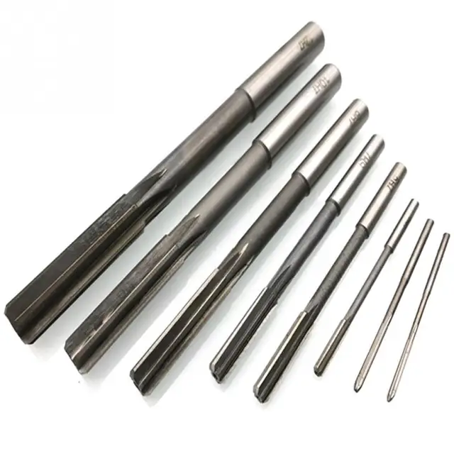 3-12mm HSS M35 C0.5 Silver Straight Shank Chucking Reamer Machine  bore machining Processed surface Reamer Milling Cutter Tools