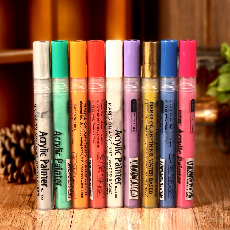 

Propylene Raw Material Mark Pen Manual DIY Album Explosive Box Accessories Material Writing and Drawing Tools 10 Colors Optional