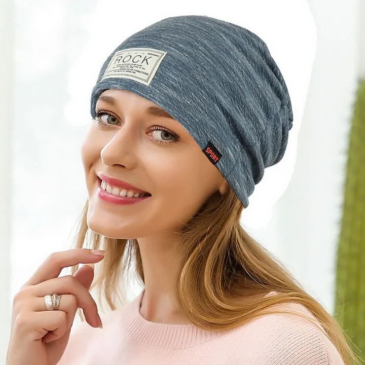 NUZADA однотонные Зимние головные уборы для мужчин и женщин Skullies Beanie Hedging cap вязаная шапка s хлопок двухслойная ткань капот теплая шапка