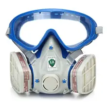 Gas Comprehensive Cover Paint Chemical Mask & Goggles Pesticide Dustproof Fire Escape respirator carbon filter mask