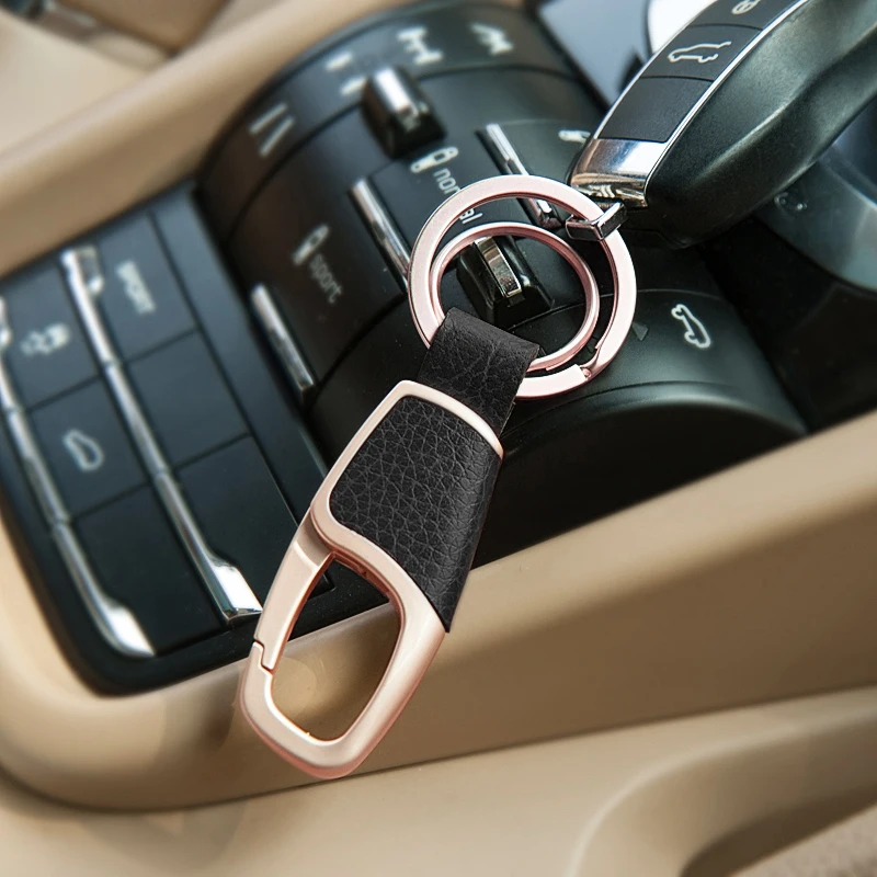 Автомобильный брелок кожаный для ключей автомобильный чехол кольцо держатель BMW