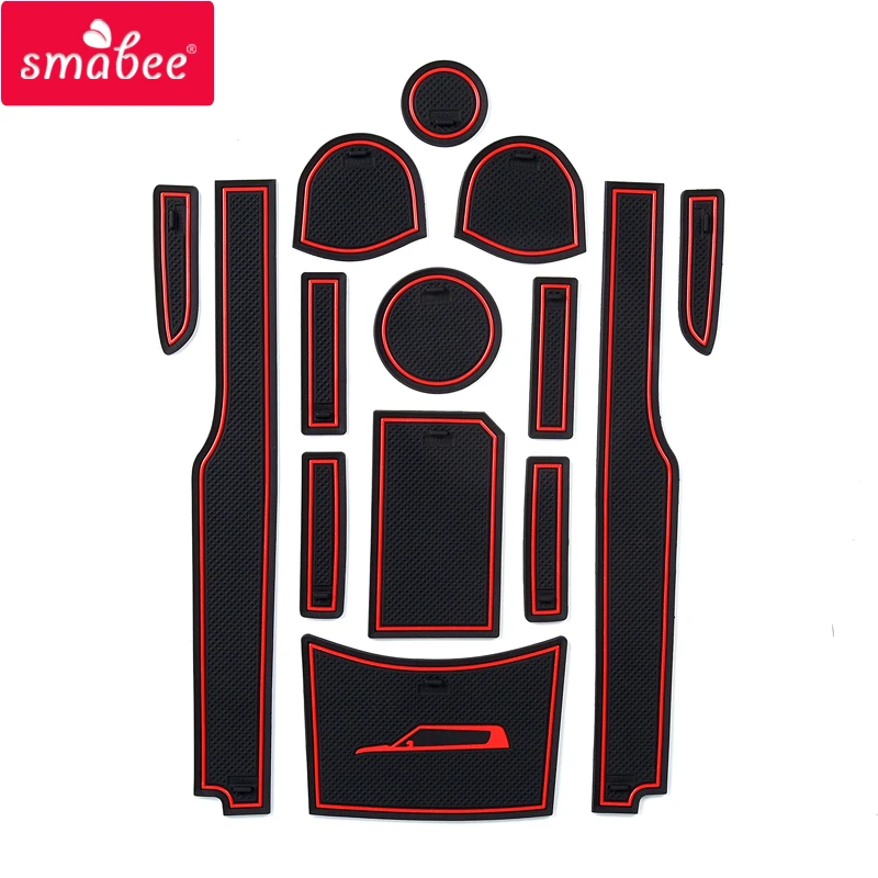 Коврик Smabee со слотом для ворот KIA Soul 2009 2010 2011 2012 2013 Нескользящие резиновые