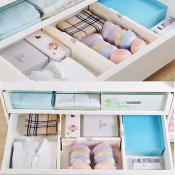 

Multi-use Retractable Drawer Divider Wardrobe Cabinet Drawers Partition Board Expandable Drawer Organizer for Home Kitchen