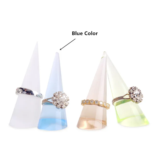 Buy New Arylic Color Ring Display Holder Ring Rlue