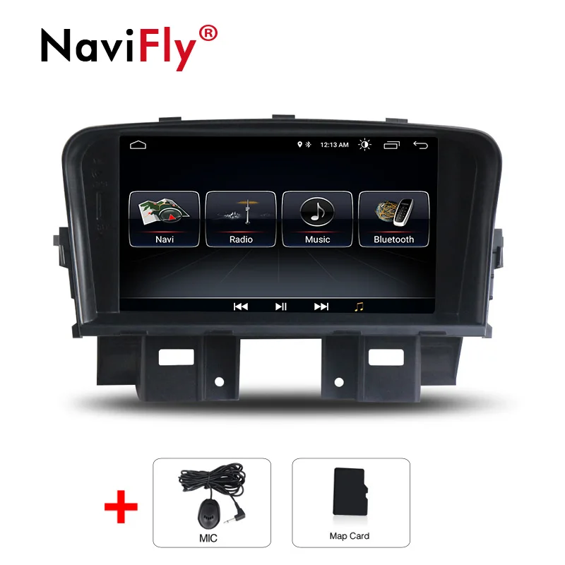 NaviFly автомобильный dvd радио плеер Android8.1 для Chevrolet Cruze 2008 2009 2010 2011 2012 автомобильный dvd gps стерео плеер с wifi - Цвет: standard