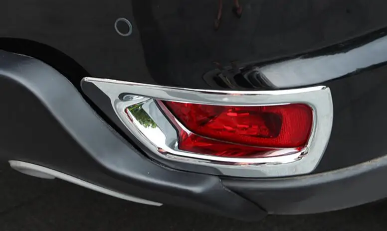 Front Rear Fog Light Foglight Lamp Chrome Trim Covers Bezel Car-Styling Molding For Dodge Journey 2011 - 2018 2015 2016 2017