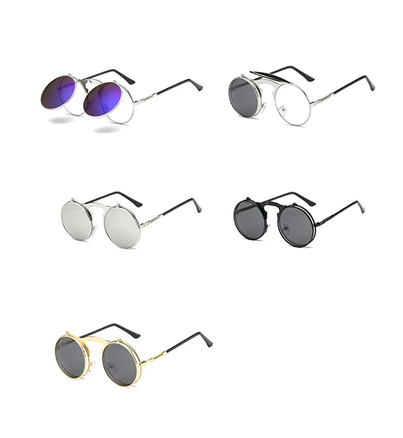 steampunk round sunglasses 9000167 details (2)