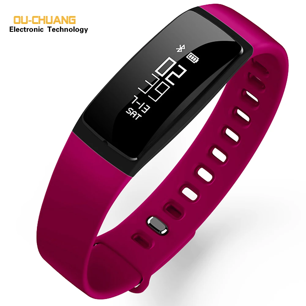 V07 крови Давление часы браслет монитор Cardiaco Relogios Montre кардио трекер IP67 Smart Watch Sport