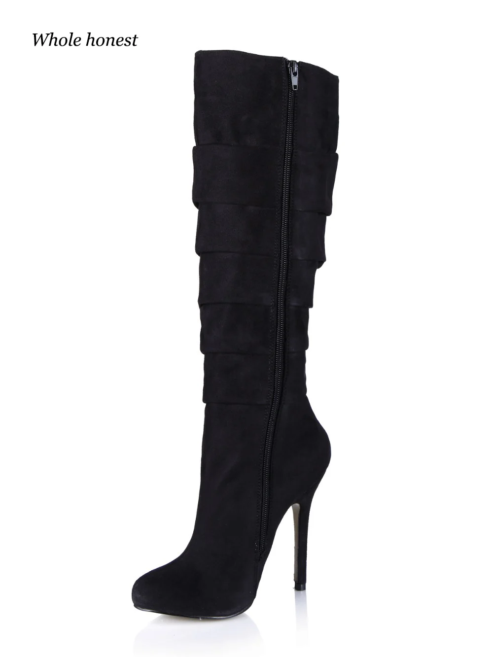 2018 bota feminina специальное предложение зимние шпильки 0-3 см молния Ботинки botas mujer из PU