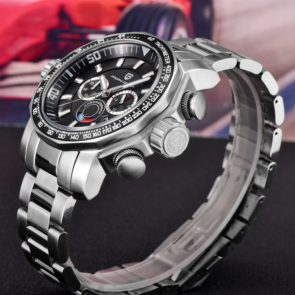 Мужские военные часы с большим циферблатом, 30 м, роскошные брендовые многофункциональные спортивные часы Relogio Masculino Pagani, дизайн 2703
