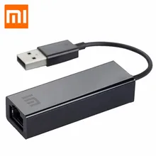 Xiaomi USB 2,0 к RJ45 Ethernet адаптер сетевая карта для Xiaomi tv Box 3 компьютера ПК Ethernet сетевой кабель USB провод конвертер