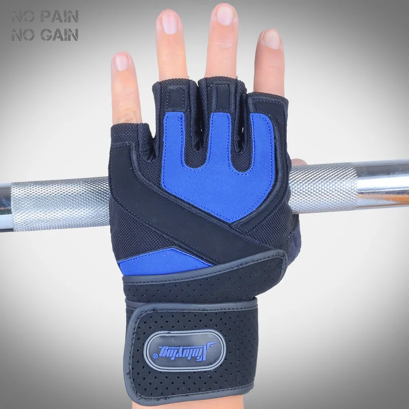 No Pain no gain Фитнес Перчатки Атлетический дышащая Для женщин человек