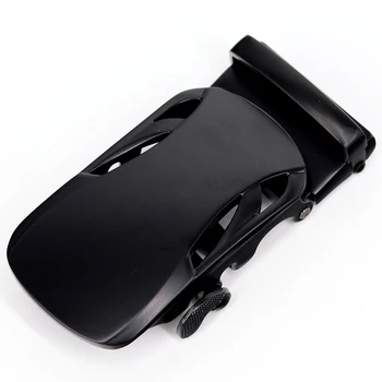 

[BATOORAP] Mens Belt Buckles Black Metal Automatic Buckle Men Durable Ratchet 4cm Width Casual Bussiness For Mens Belt 3.5