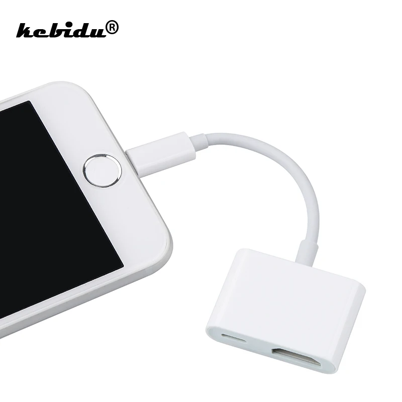 

kebidu 8Pin to HDMI for iPhone for Lighting to HDMI Male to Female Adapter Cable Converter Audio Video Adapte drop shipping