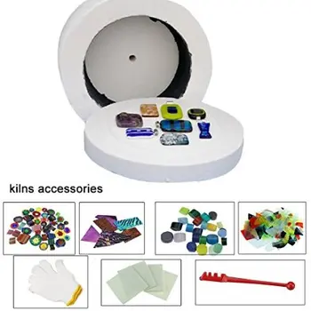 

Large Microwave Kiln Kit 8pcs set Free Shipping 2018 Christmas Gift Microwave Fusking Kiln Kits