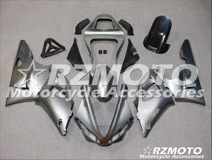

New ABS motorcycle Fairing For YAMAHA YZF-R1 00 01 YZF1000 2000-2001 Injection Bodywor splendid silver ACE No.684