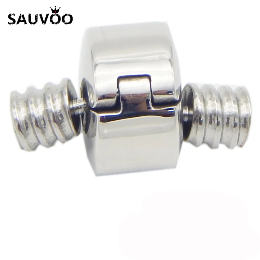 Sauvoo Silver Color Strong Stainless Steel Clasps Bracelet Connectors