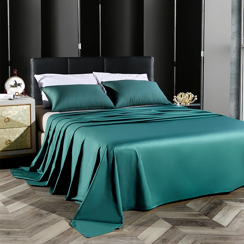 

Flat Sheet 600TC Egyptian Cotton Twin Queen Size Solid color Top Sheet Best Premium Quality Bed Sheet Luxury Soft Breathable