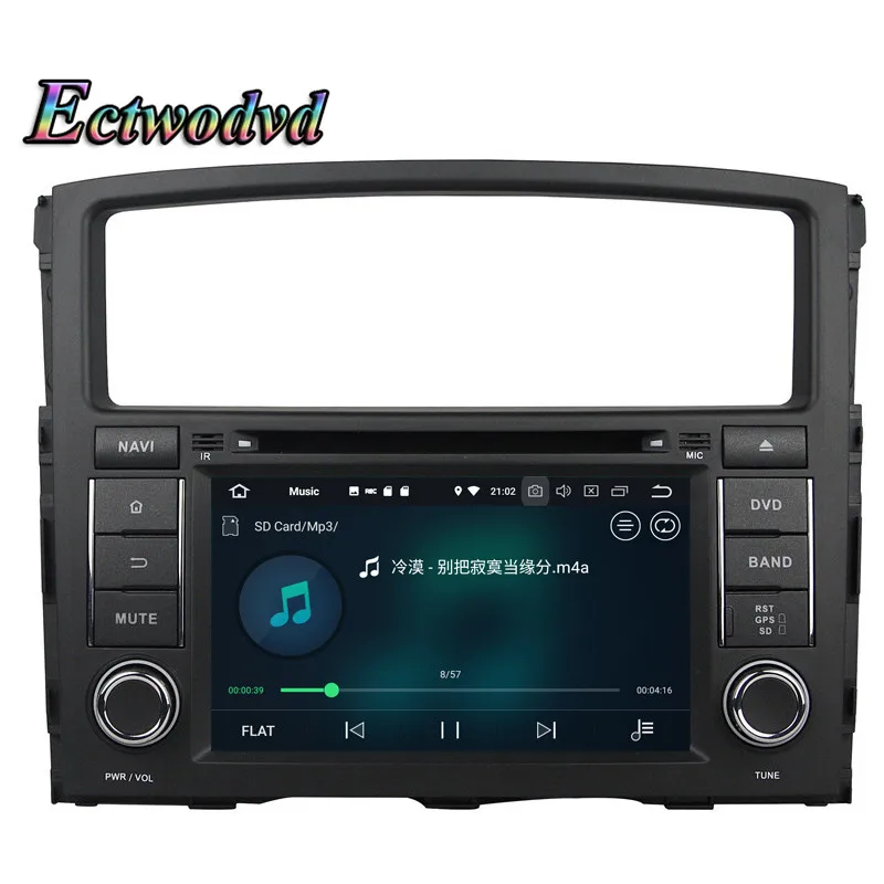 Discount Ectwodvd Octa Core 4G RAM 64G ROM Android 9.0 Car Multimedia DVD Player GPS HeadUnit for Mitsubishi PAJERO V97/V93 (2006-2011) 6