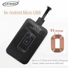 LEWEI Micro USB Qi Wireless Charger Receiver Coil Module for Samsung Xiaomi Huawei HTC Sony LG