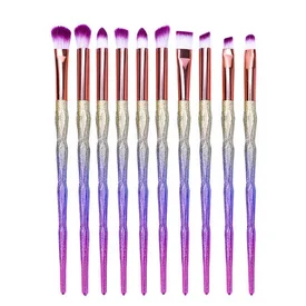 

by dhl or ems 100sets 10pcs/set Eyebrow Eyeshadow Powder Foundation Eyeliner Makeup Brush Kit Beauty Cosmetic Brush Tool new