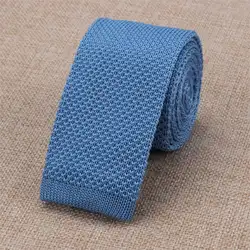 HH-310 Новое поступление детские синие Вязаные Галстуки 6 см тонкий Gravatas 2017 Hi-галстук зима Дизайн шеи галстук для мужчин подарок