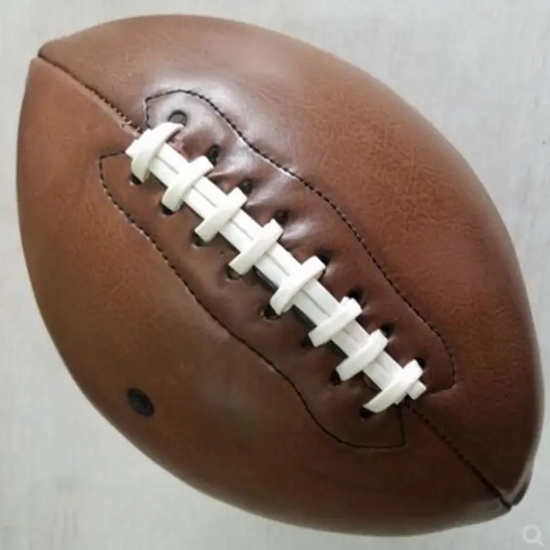 ¡Caliente! deporte al aire libre Bola de rugbi de la bola del fútbol americano Vintage PU tamaño 9 para universitarios adolescentes entrenamiento/decoración, ¡envío libre!