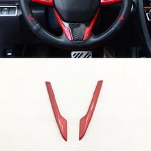 ABS Chrome для Honda Civic интимные аксессуары рулевого колеса автомобиля рамки полосы крышка отделка