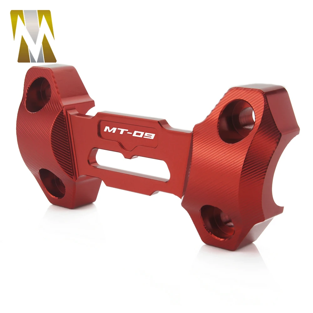 For Yamaha MT09 Handlebar Fat Handle Bar Riser Mount Clamp Top Cover (11)