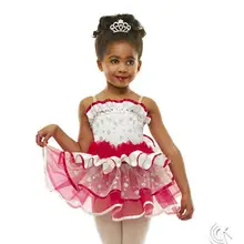 Акция гимнастический трико Купальник балетное платье для детей костюм профессиональные Костюмы Одежда для девочек юбка