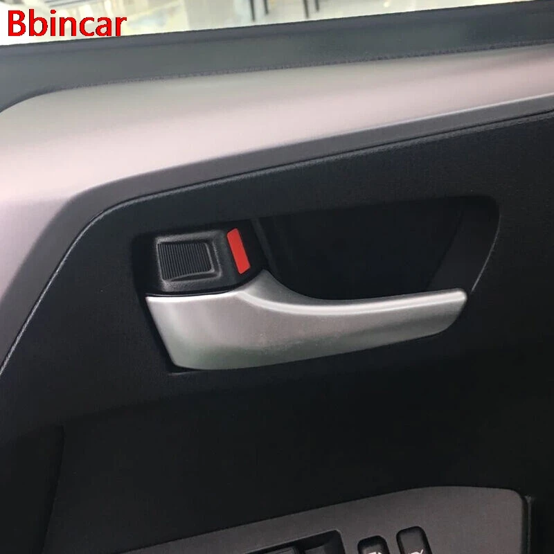 Bbincar Abs Plastica Opaca Interna Porte Interne Copertura Maniglia Accessori Auto 4 Pz Car Styling Per Toyota Rav4 Rav 4 2016