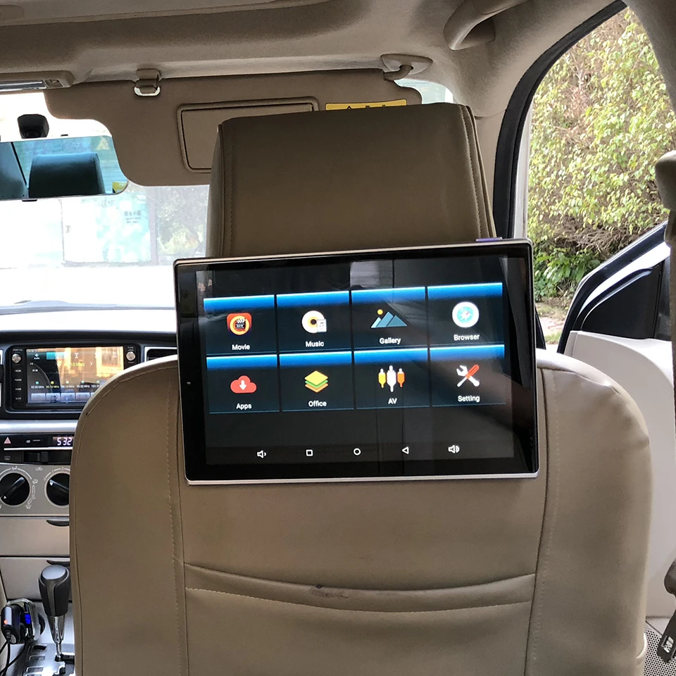 

11.8 Inch Car LCD Android 8.1 Headrest Monitor Eight Core 2G+16G RAM DVD Screen For Toyota Avalon Prado Corolla RAV4 Crown Vios