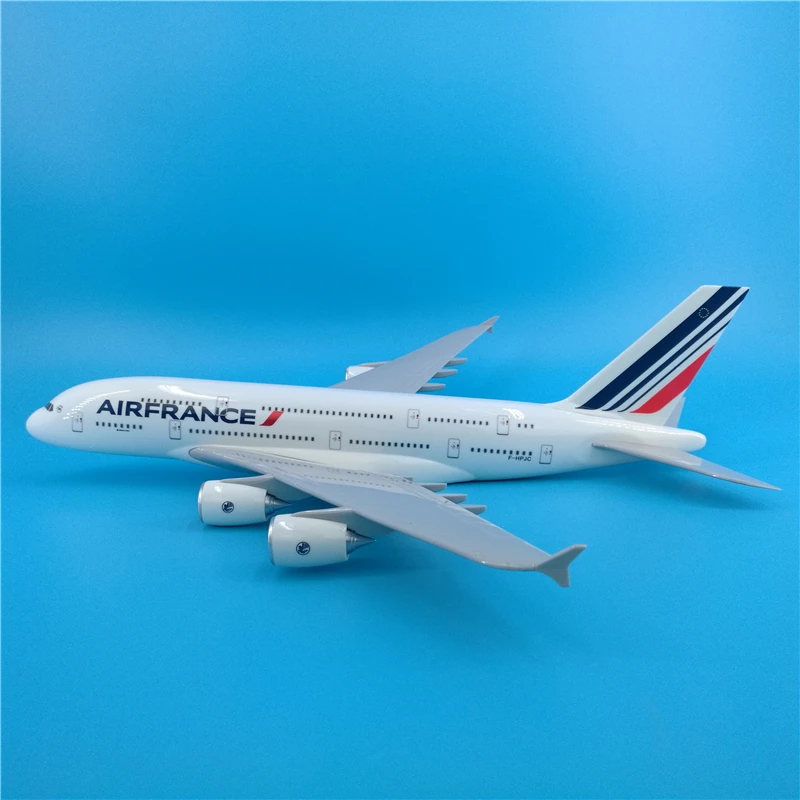 45 см A380 Air France модель самолета Смола французские авиакомпании международная