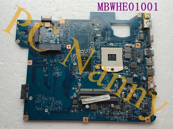 

For Gateway NV59 Series Laptop Motherboard MB.WHE01.001 MBWHE01001 Intel HD Graphics S989 Working Tested