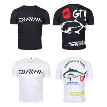 

2018 Summer Fishing Clothing Short Sleeve Fishing Clothes Quick-dry Sunscreen Breathable Clothes Anti-UV Fishing Shirt