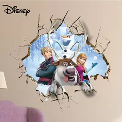 Disney Новый Горячий Лед Романтика Анна наклейка для детской комнаты фон для детского сада стикер