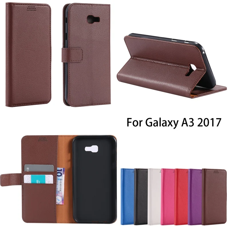 Flip Wallet For Samsung A3 2017 Case Leather Ultra Thin Card Holder Phone Case For Samsung Galaxy A3 2017 sm-A320f A320 Hoesje