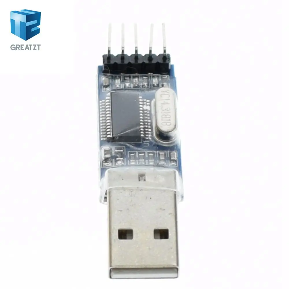 

1pcs USB to TTL / USB-TTL / STC microcontroller programmer / PL2303 in nine upgrades plate with a transparent cover