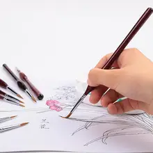 1 шт. Wolf Half paint кисти кисть тонкая миниатюрная деталь HookLine Нэйл арт, рисование на ногтях кисти для акриловой краски ing поставки